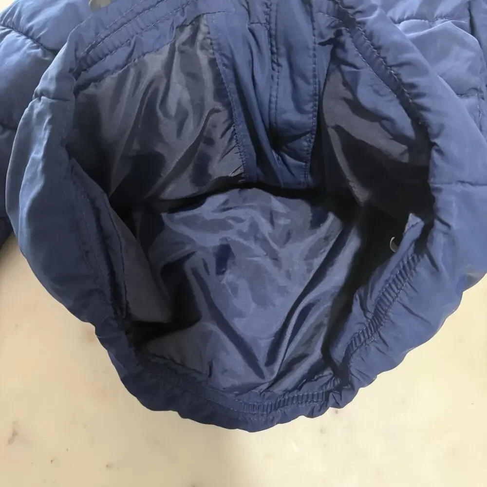 Children’s Place Kid’s S 5/6 Puffer Zip Navy Blue Jacket Outdoor Winter